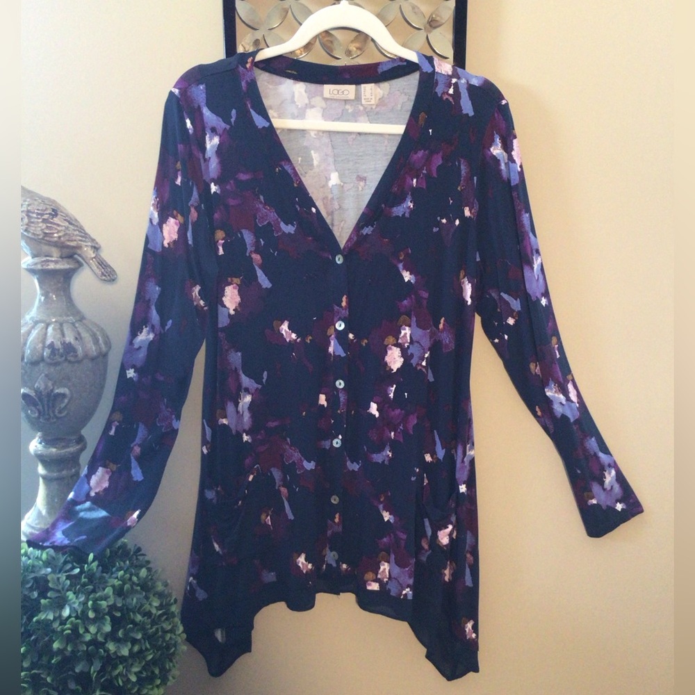 LOGO Cardigan with buttons